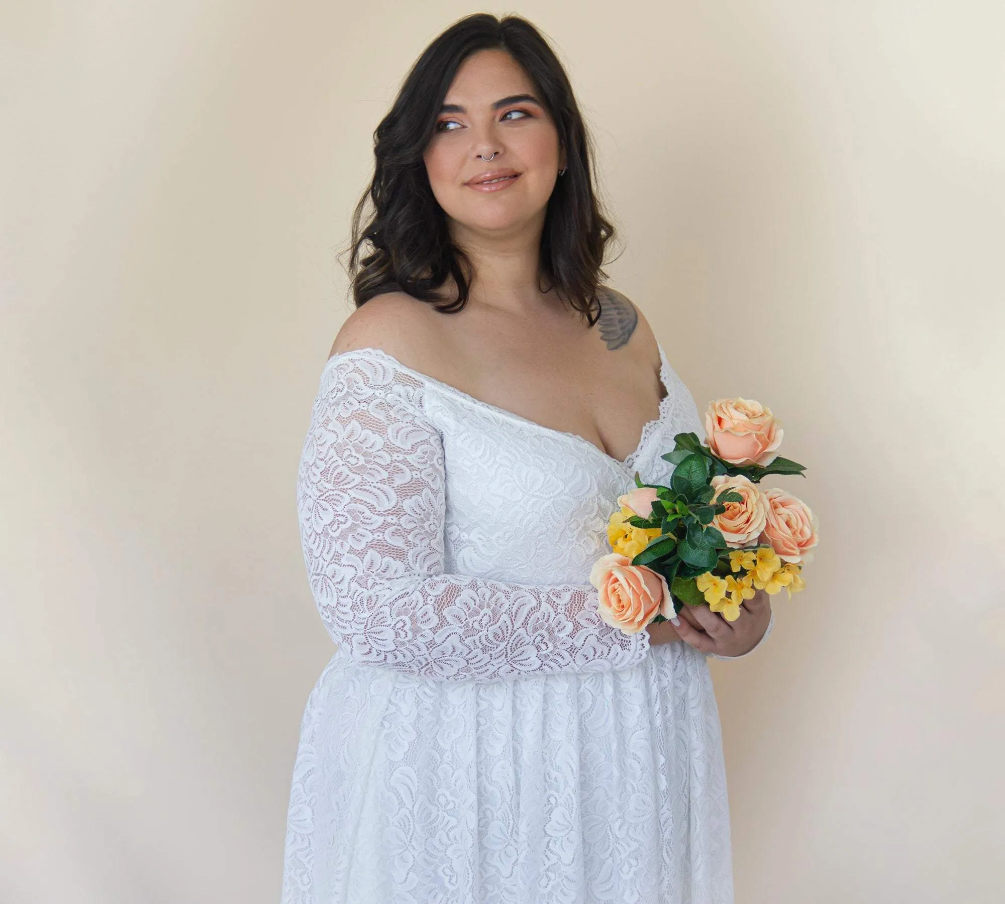 Curvy Dress With Pockets  #1316