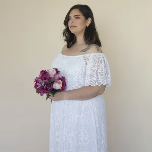 Curvy Ruffled Crinkle Dress #1327