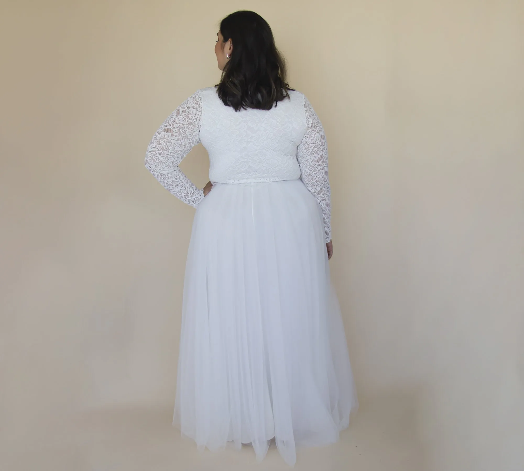 Curvy Tulle & Lace Dress #1320