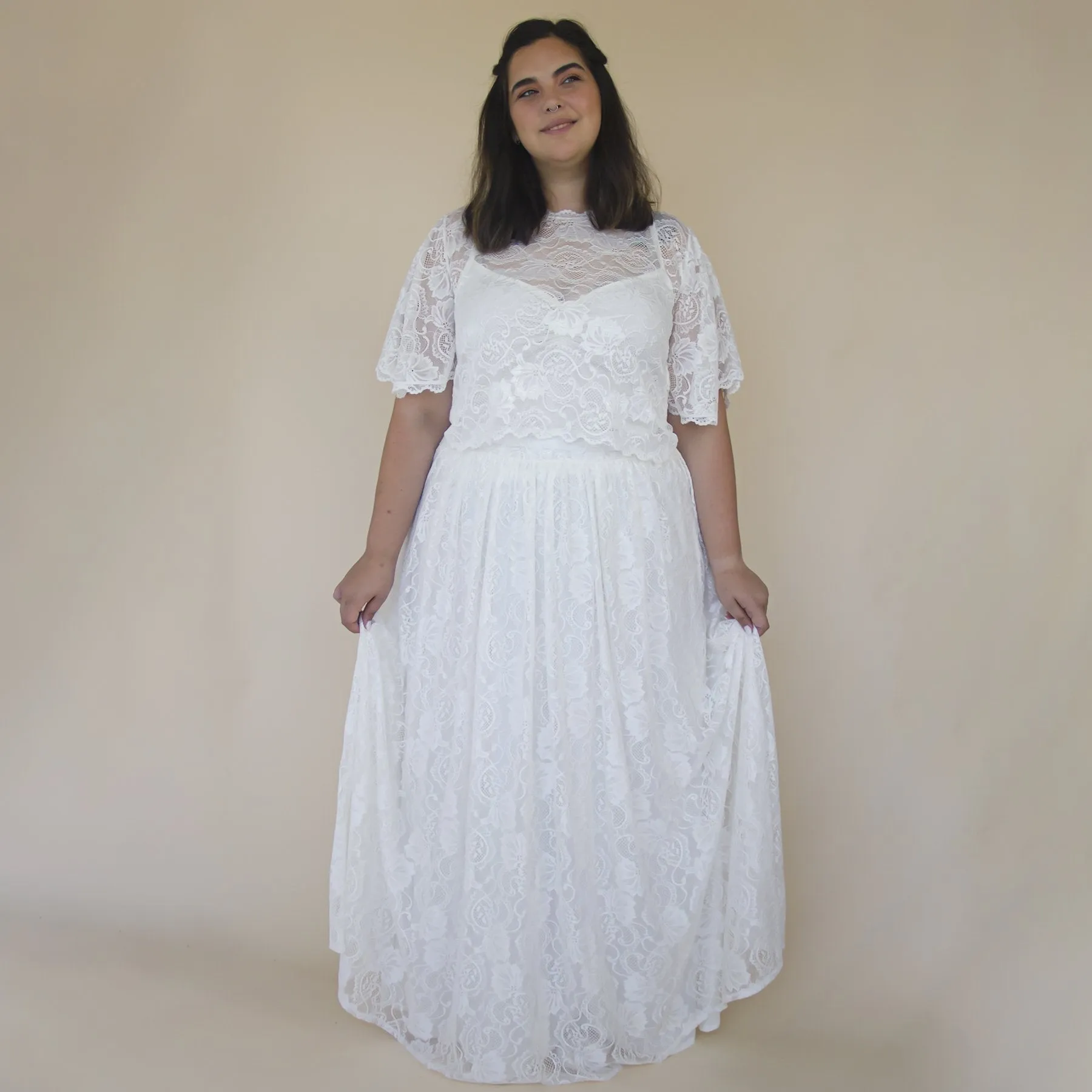 Curvy Two Piece Dress #1332