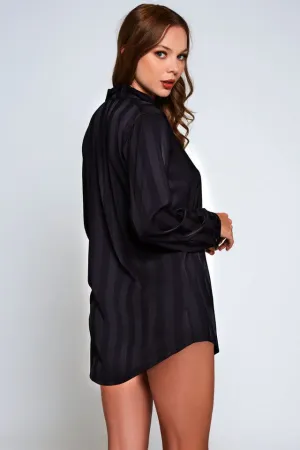 Delphine Nightshirt- Black