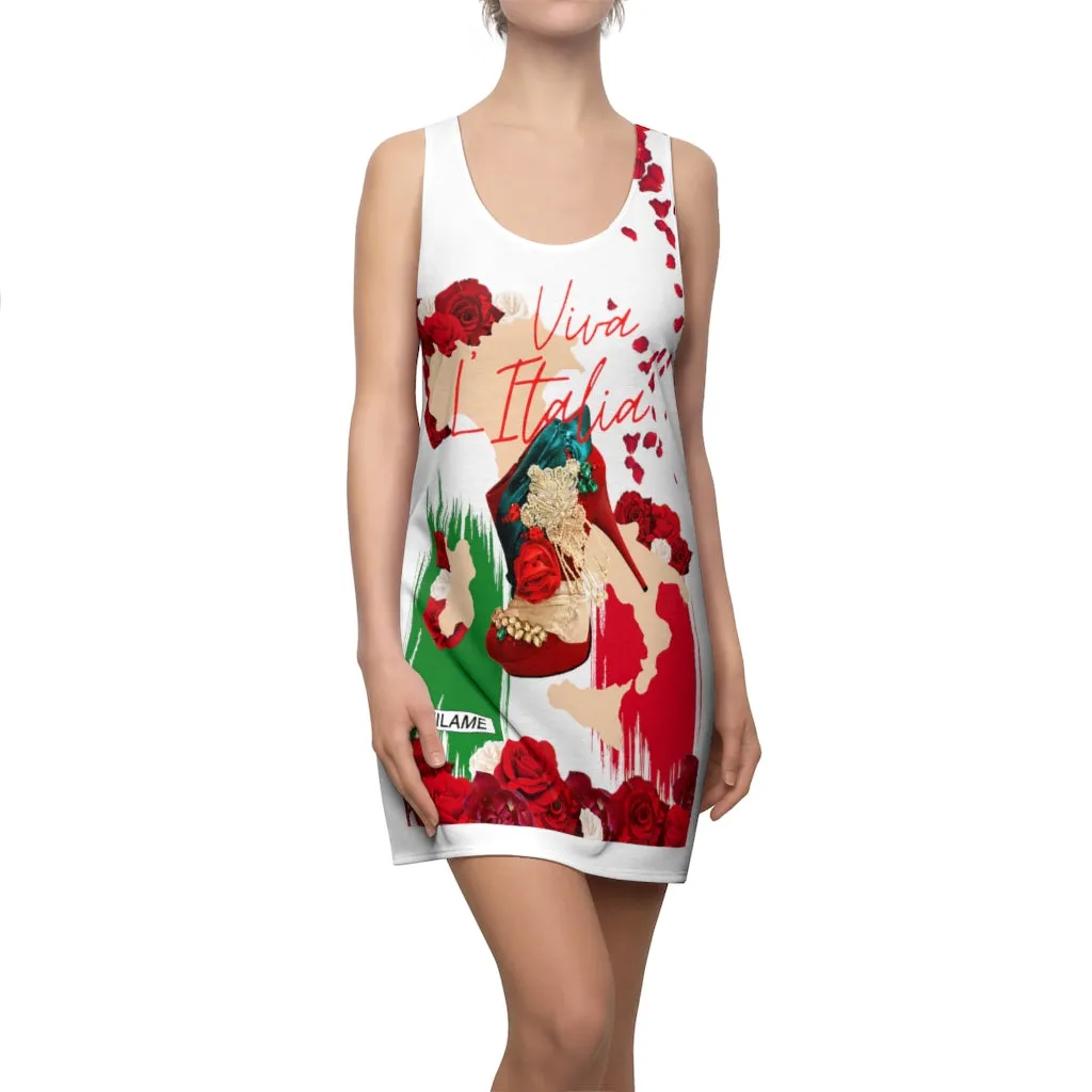 Dress 'Rose tricolori'