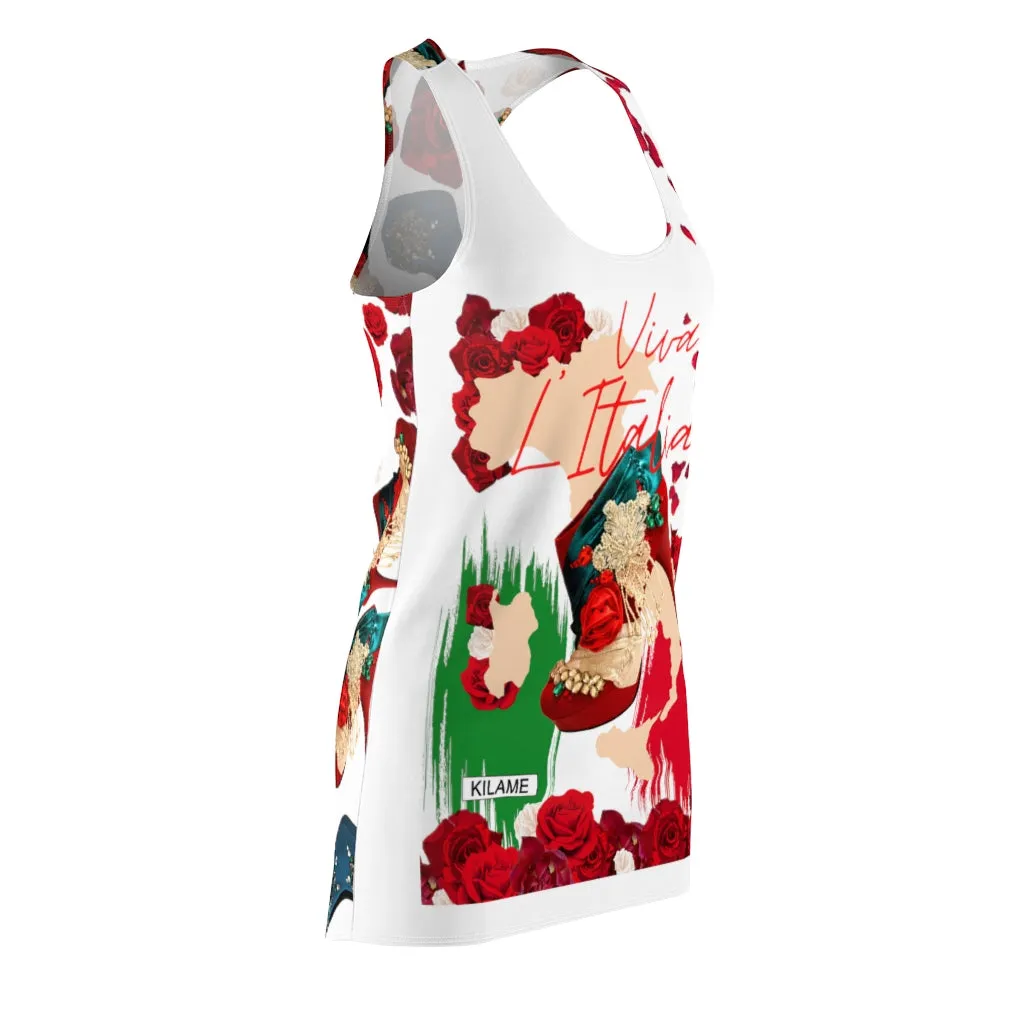Dress 'Rose tricolori'