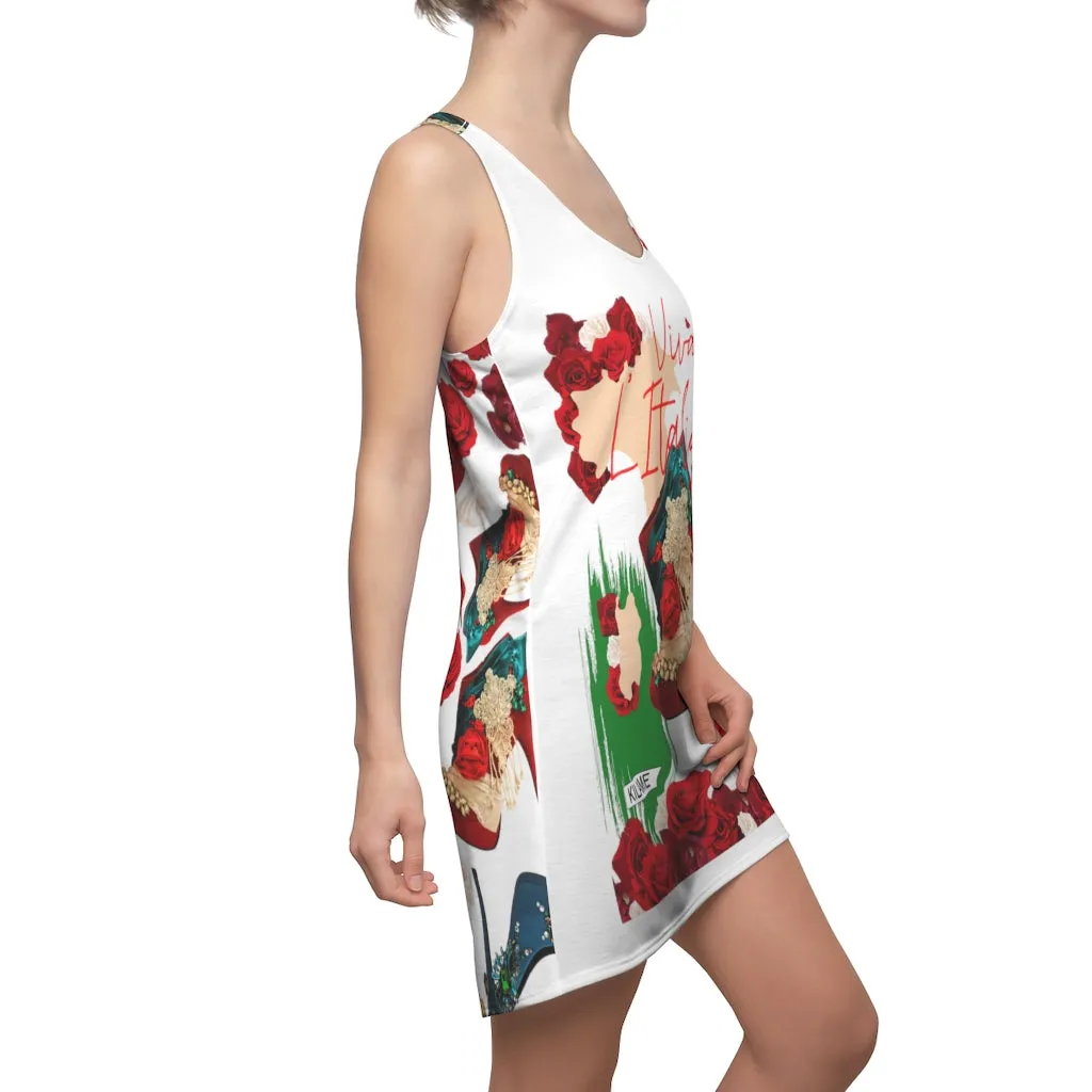Dress 'Rose tricolori'