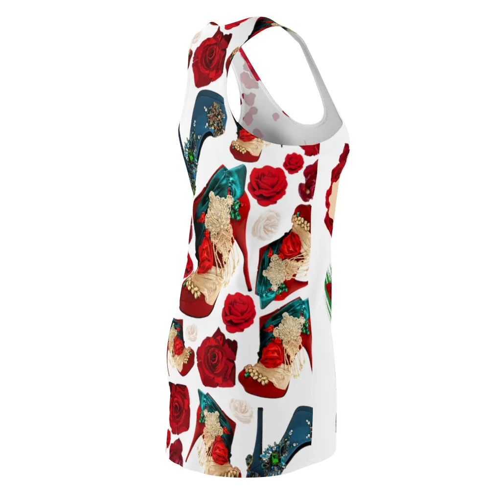 Dress 'Rose tricolori'