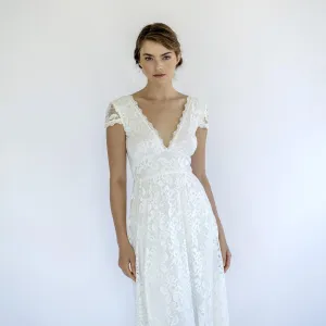 Dress with Cap Sleeves #1473
