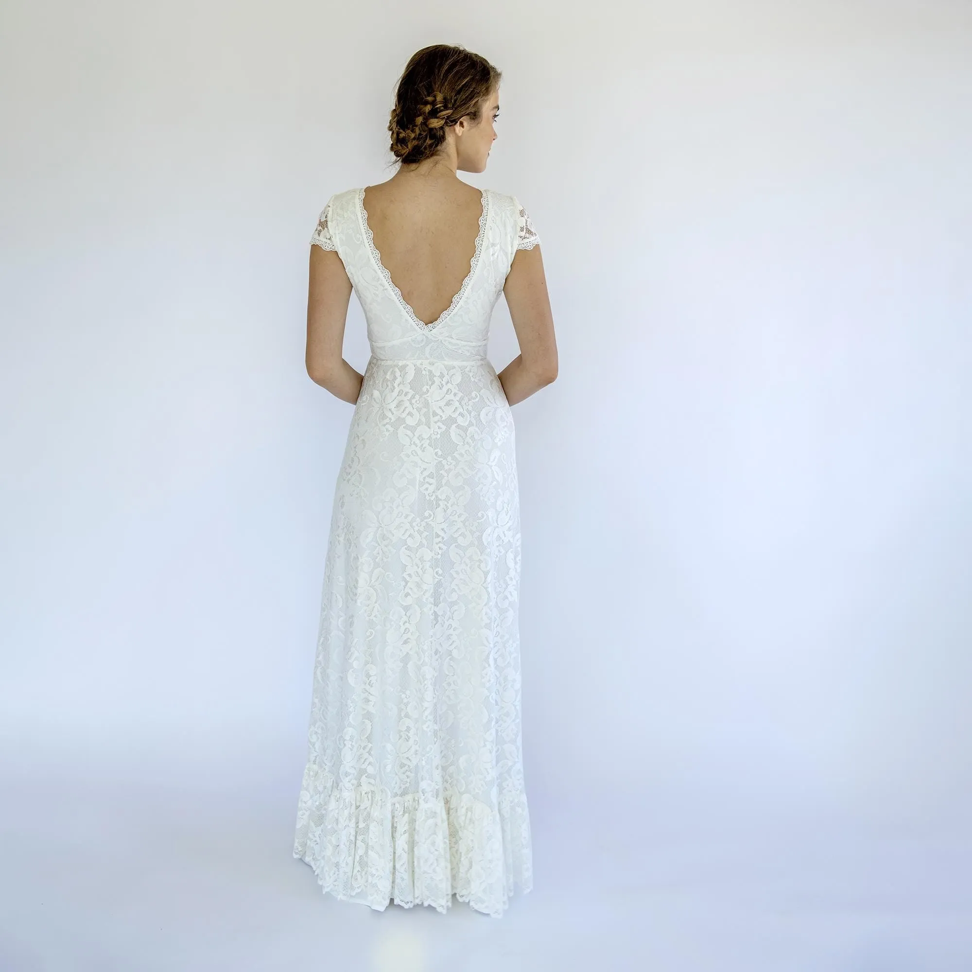 Dress with Cap Sleeves #1473
