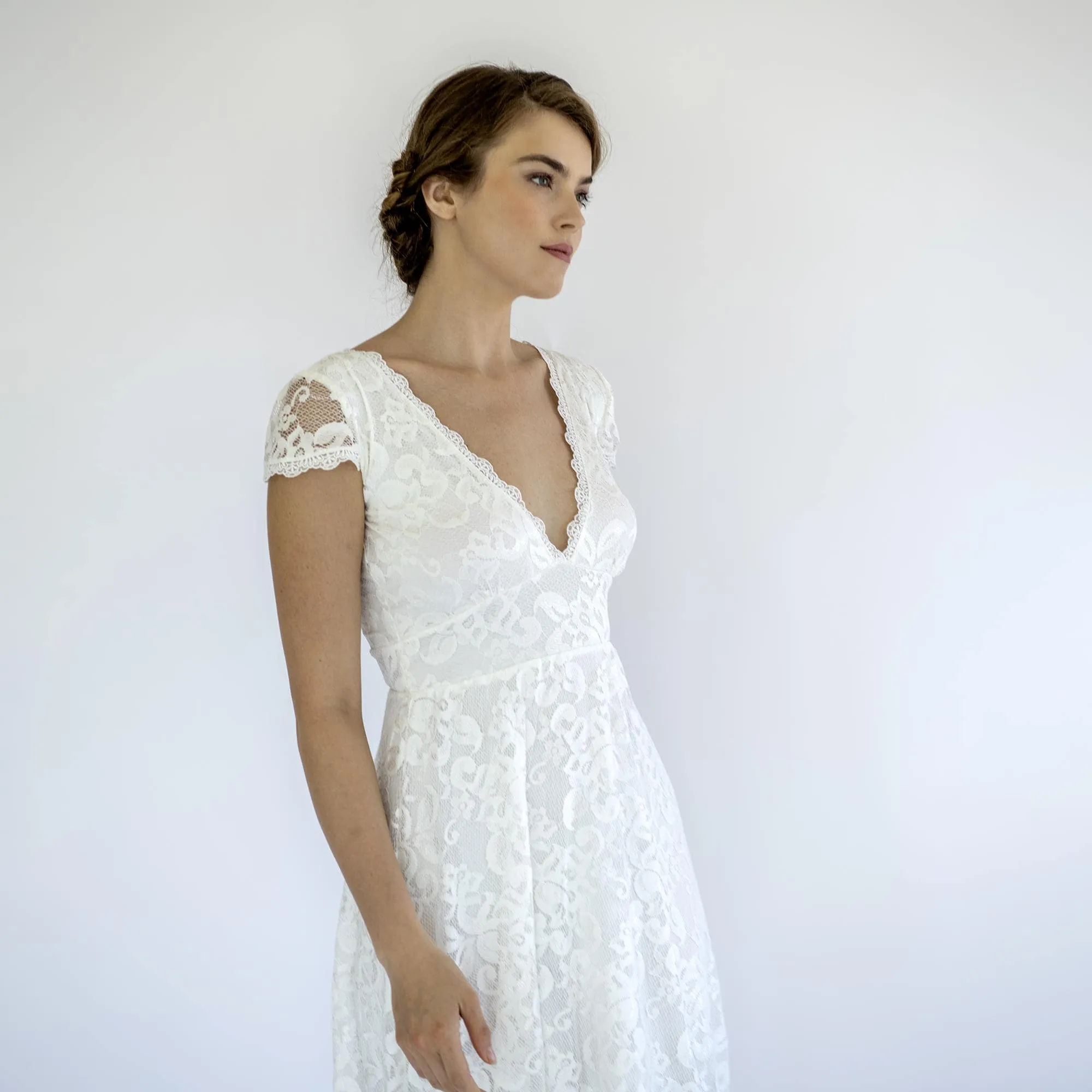 Dress with Cap Sleeves #1473