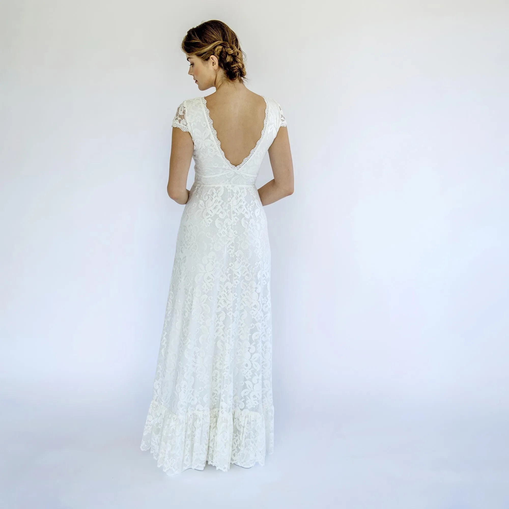 Dress with Cap Sleeves #1473