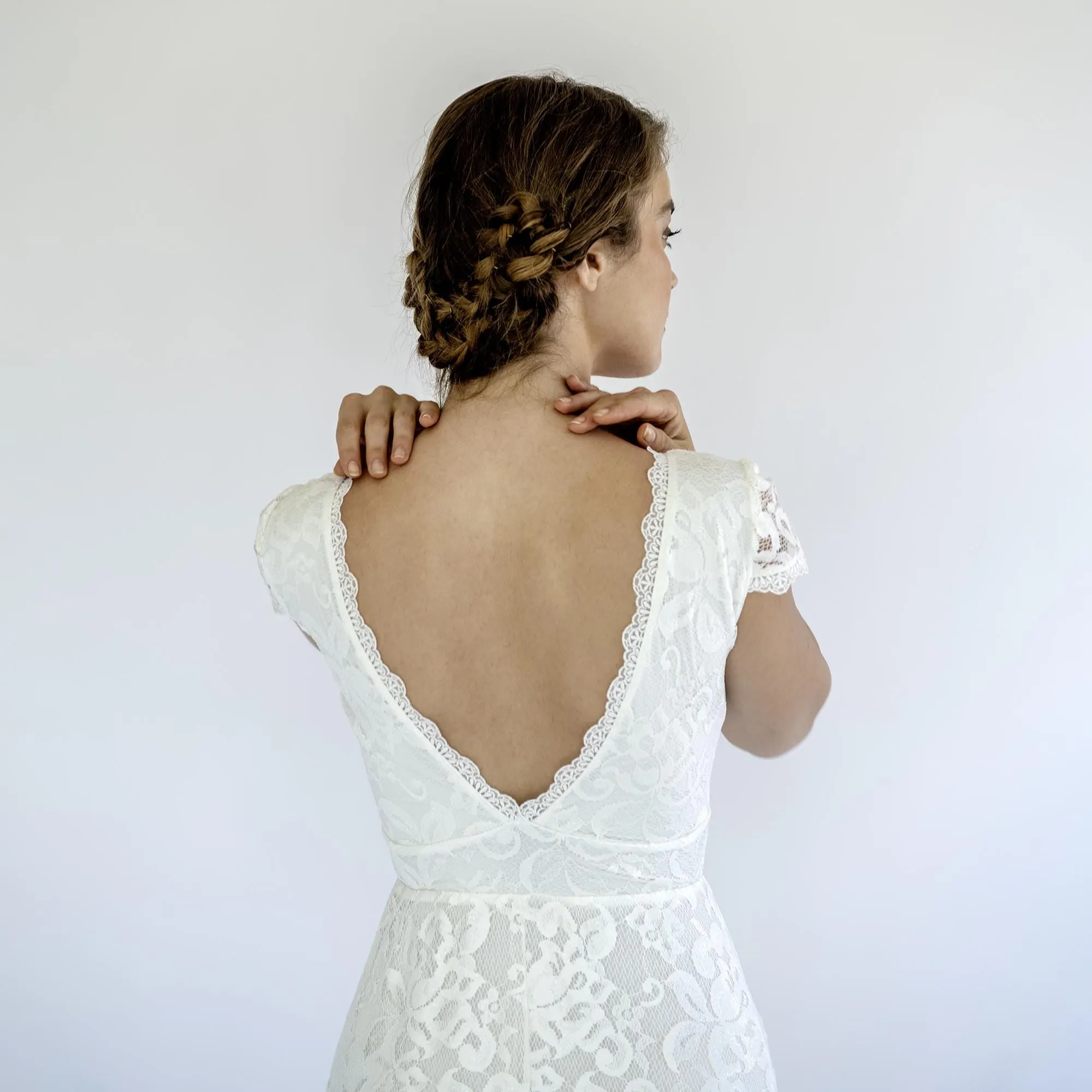 Dress with Cap Sleeves #1473