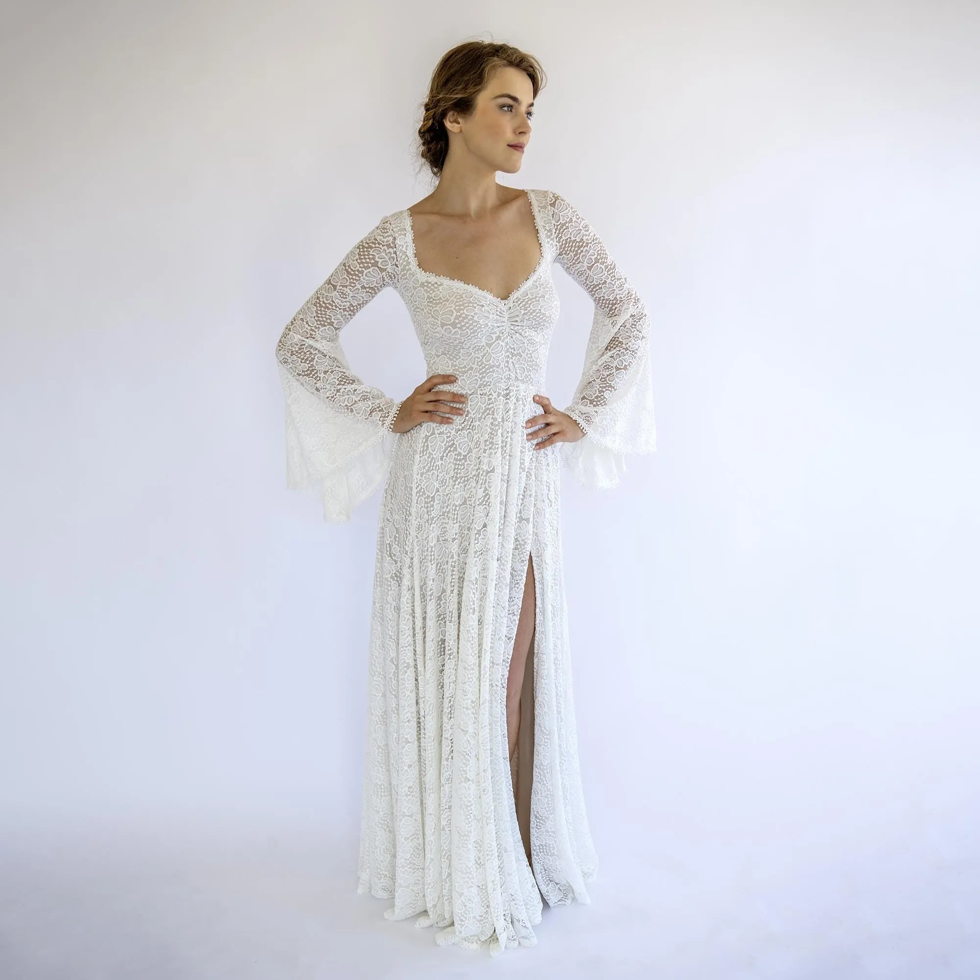 Dress with Champagne Lining #1488