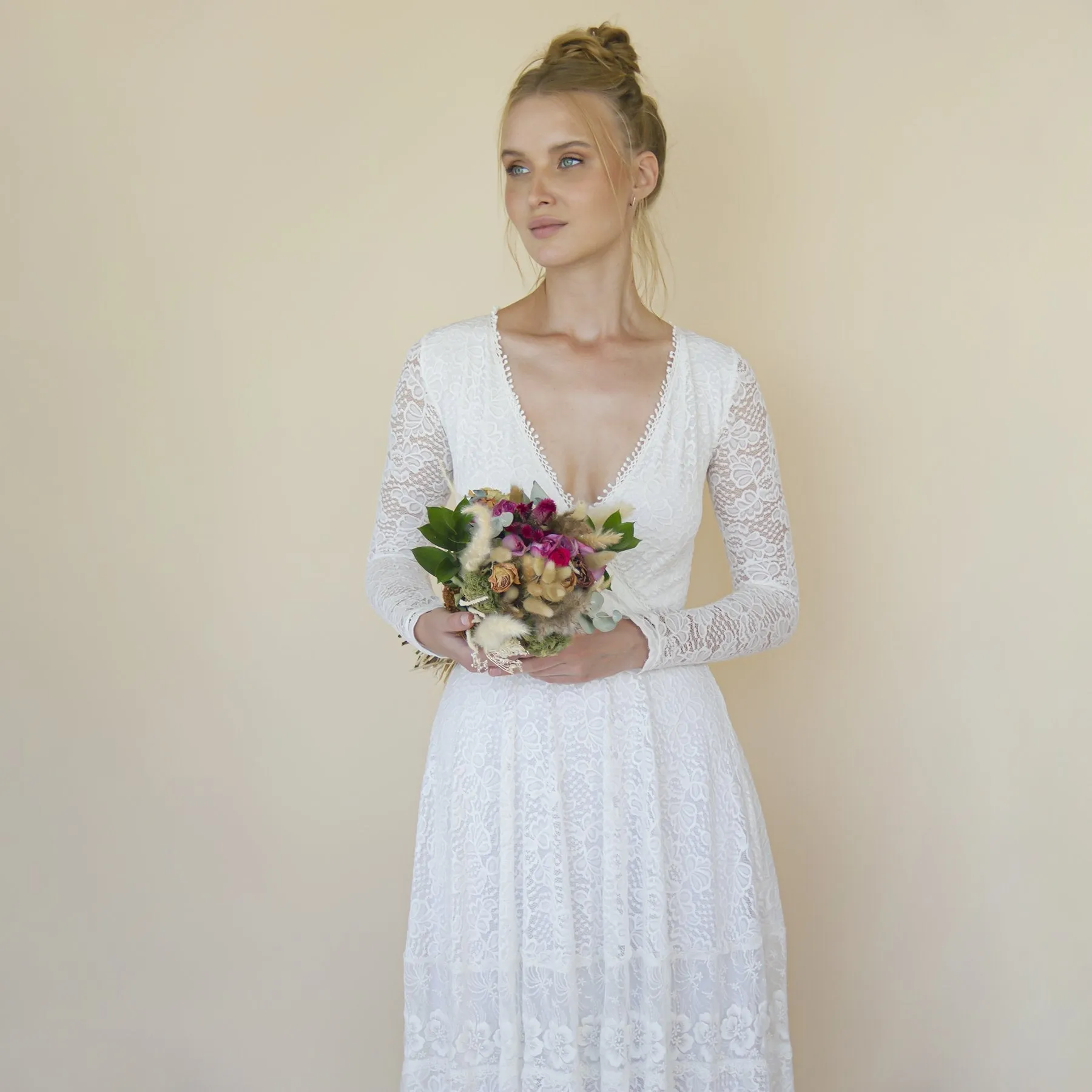 Dress with fringes #1363