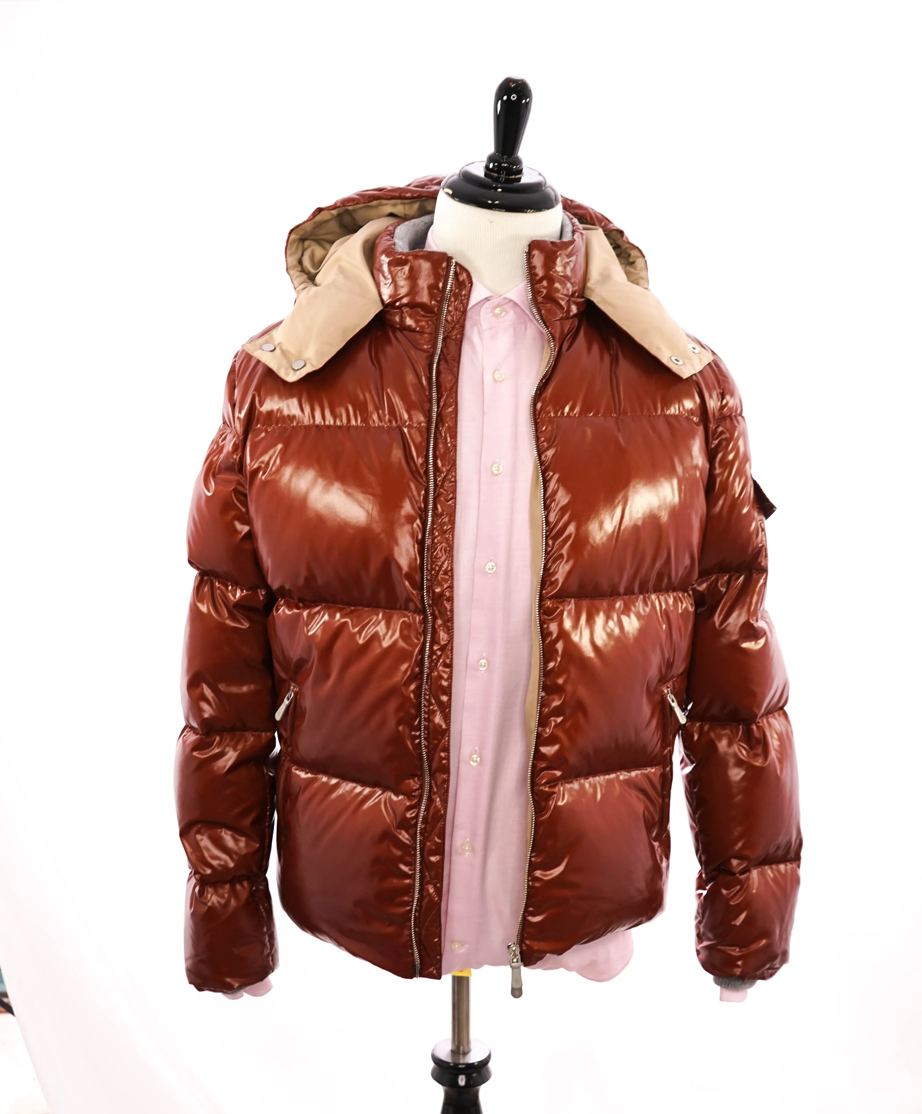ELEVENTY - Red Down Fill PREMIUM PUFFER COAT W Hood - 40R (50 EU)