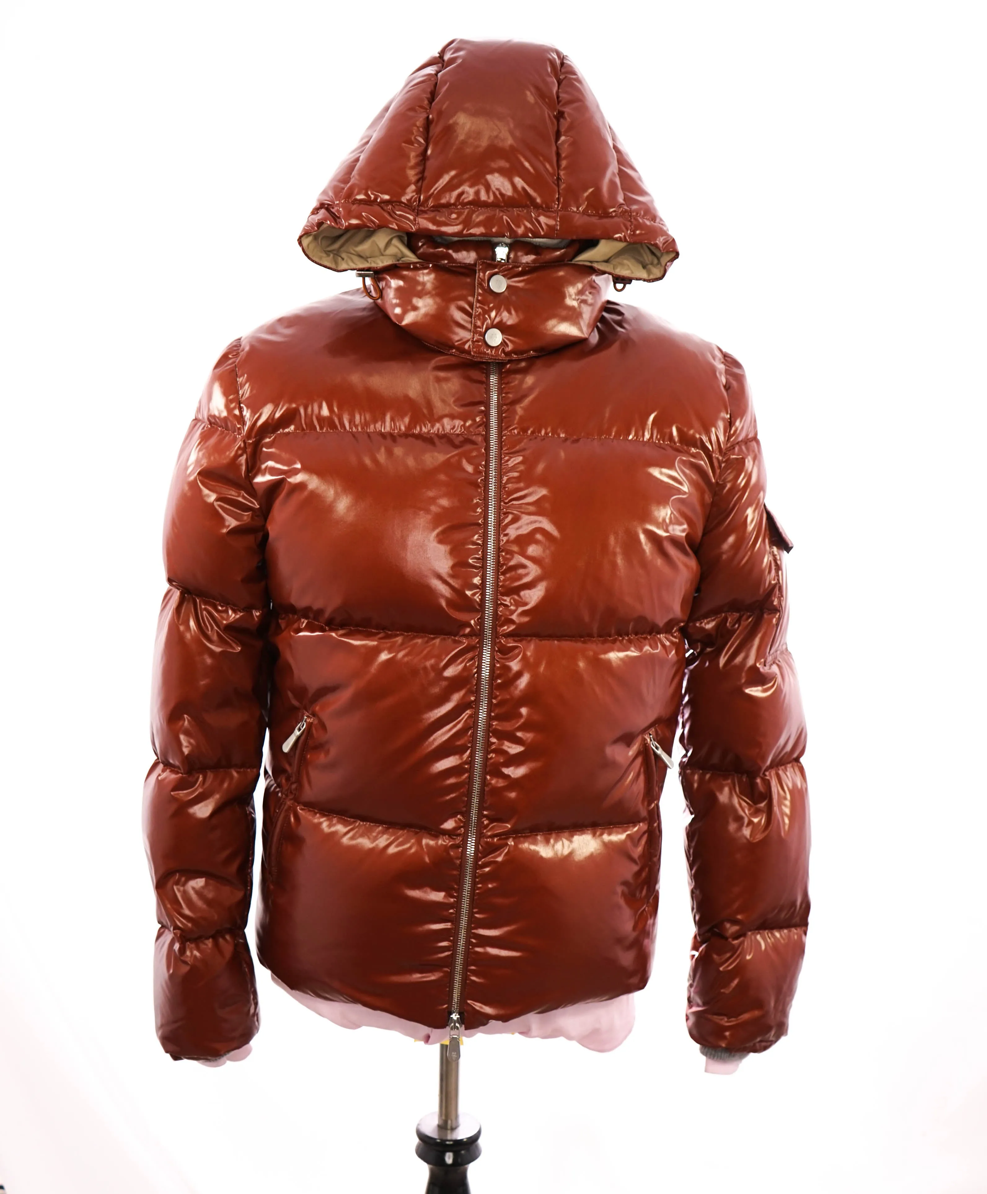 ELEVENTY - Red Down Fill PREMIUM PUFFER COAT W Hood - 40R (50 EU)
