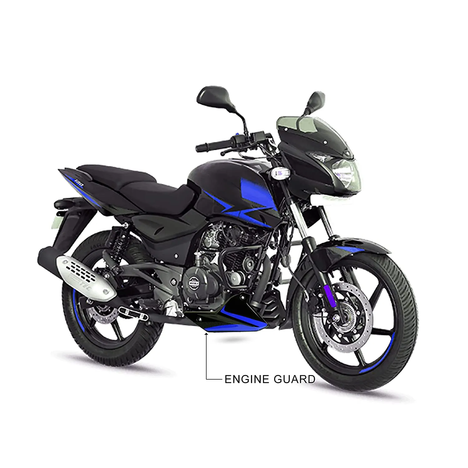 Engine Guard For Bajaj Pulsar 160,150,180 BS4,BS6 all Model (Black & BLUE).