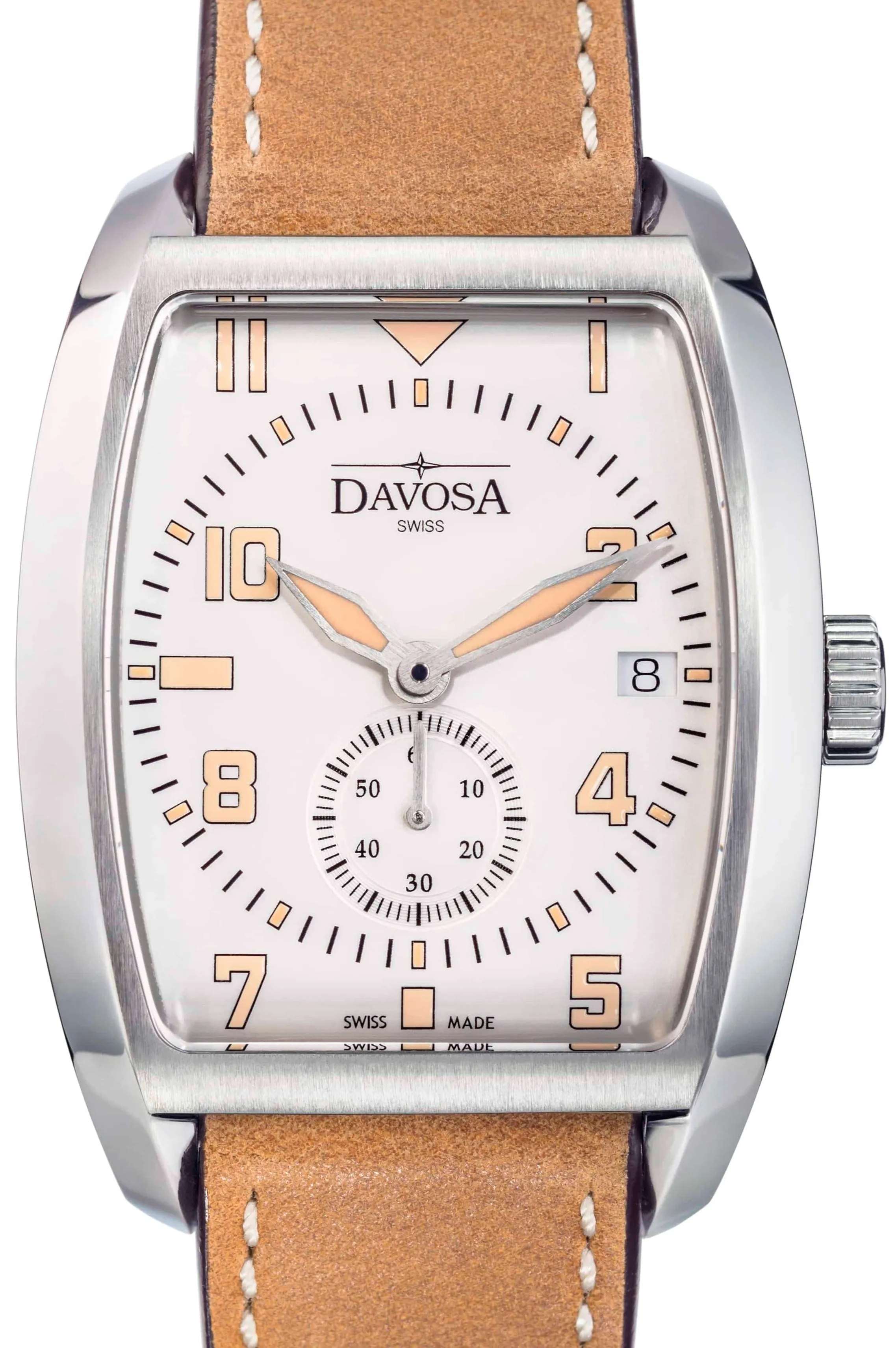 Evo 1908 Automatic Swiss-Made White Orange Executive Watch 16157536