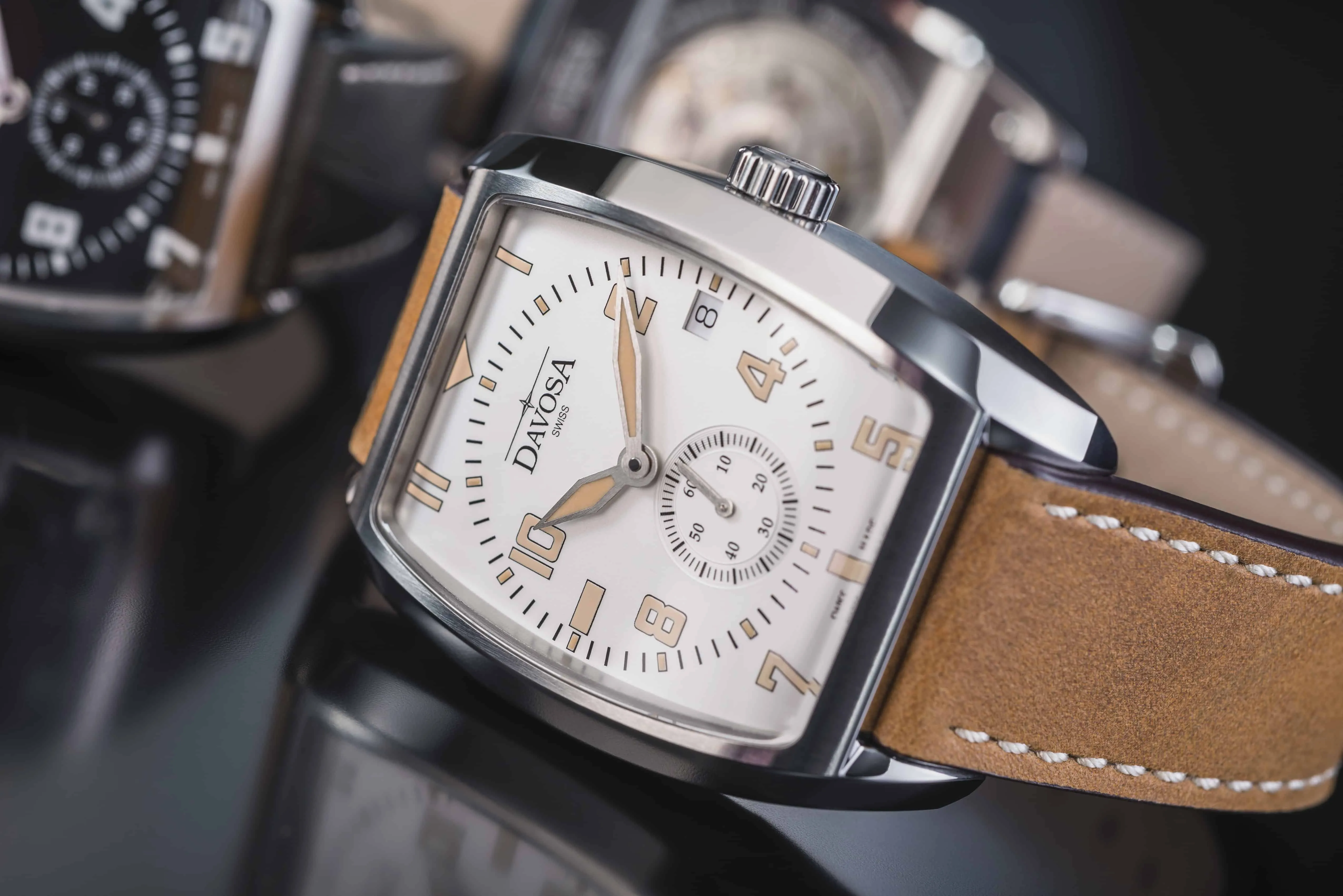 Evo 1908 Automatic Swiss-Made White Orange Executive Watch 16157536