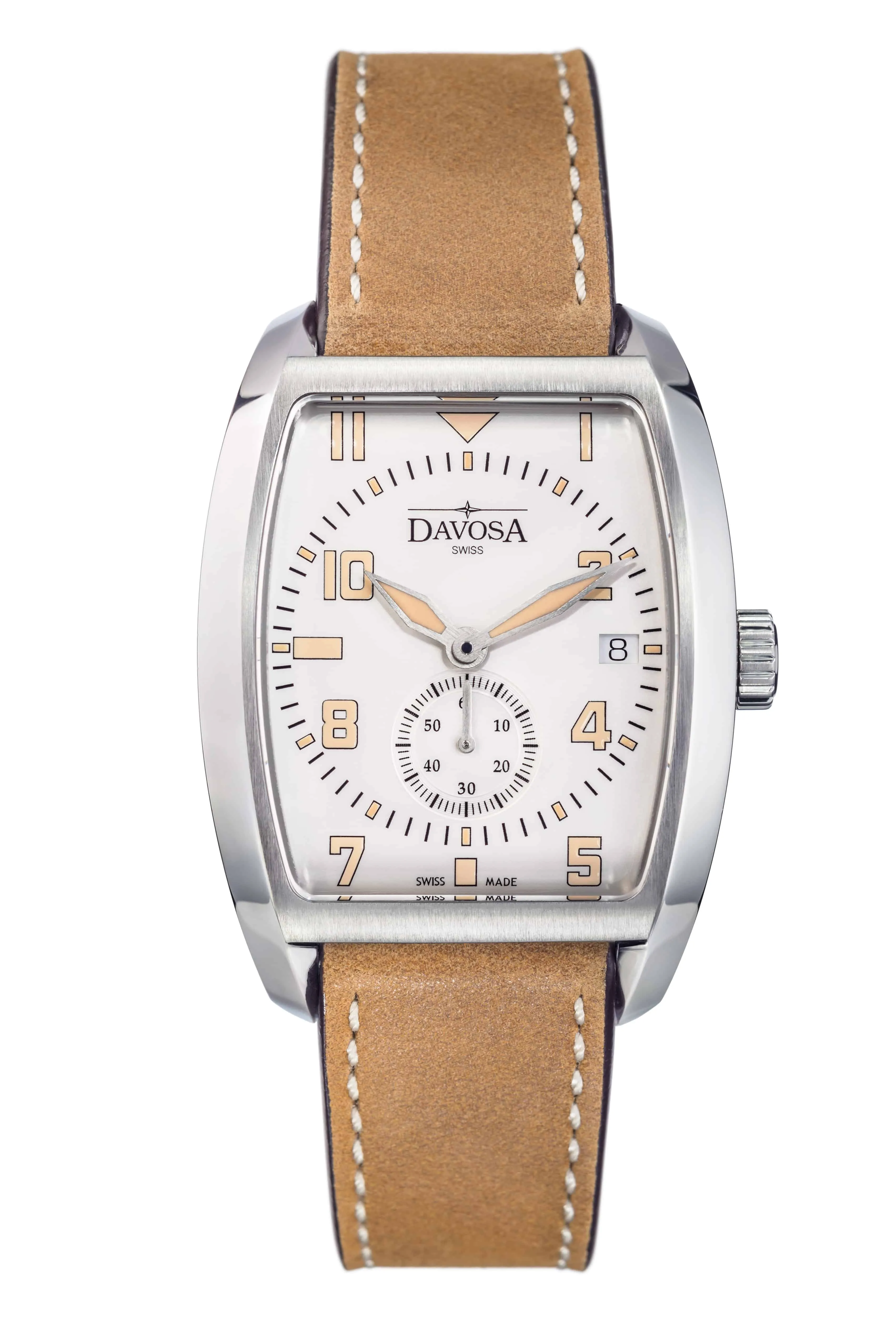 Evo 1908 Automatic Swiss-Made White Orange Executive Watch 16157536