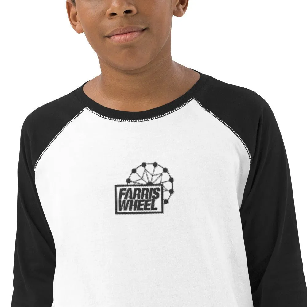 Farris Wheel Kids Baseball Shirt