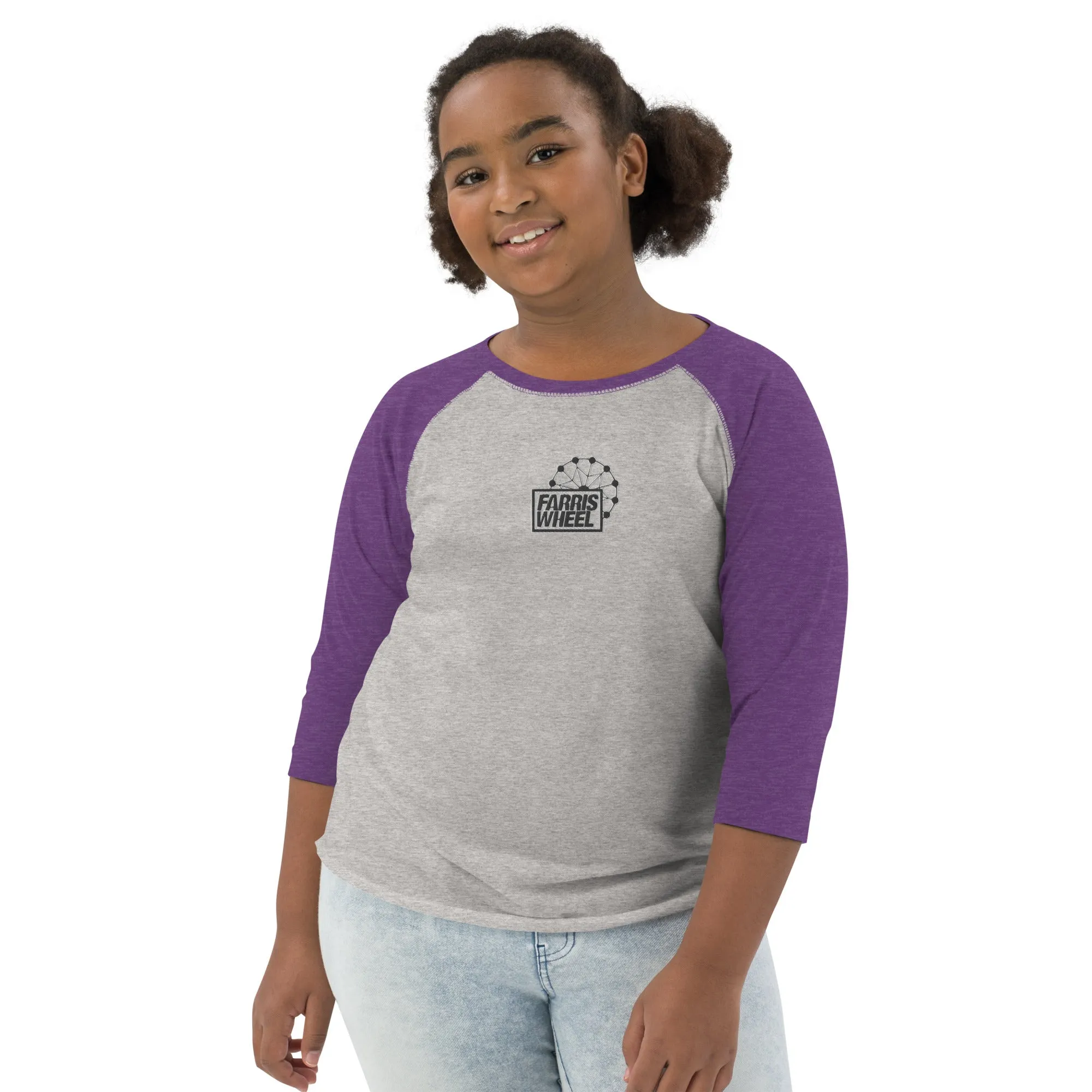 Farris Wheel Kids Baseball Shirt