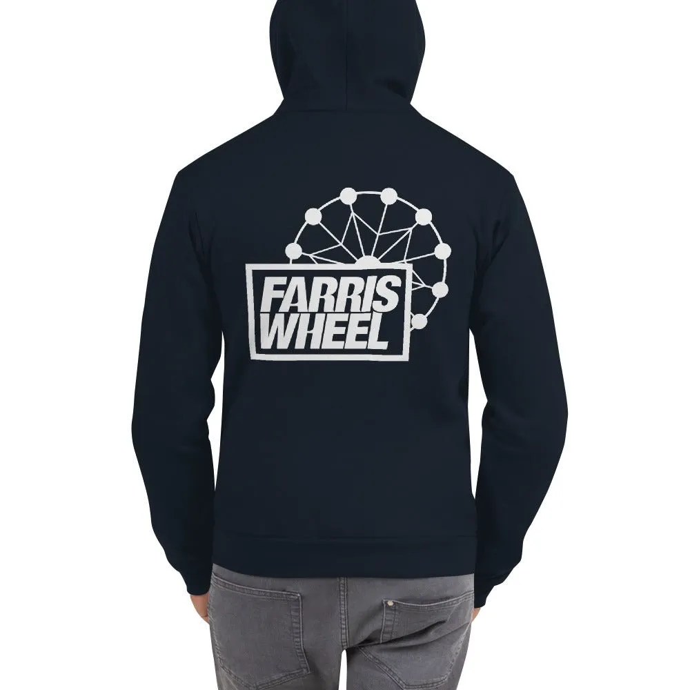 Farris Wheel Unisex Zip-up Hoodie