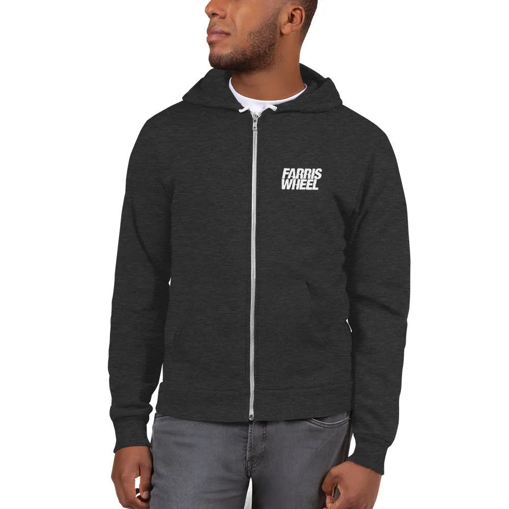 Farris Wheel Unisex Zip-up Hoodie
