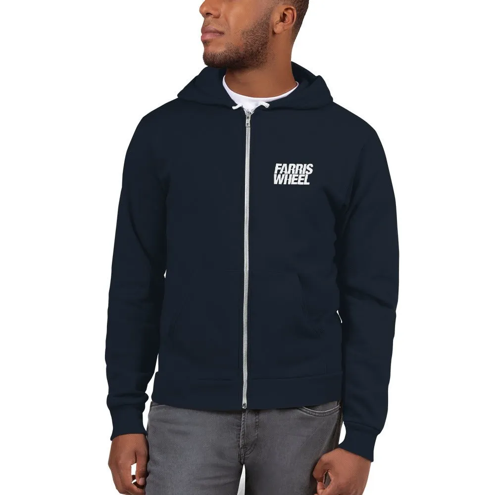 Farris Wheel Unisex Zip-up Hoodie