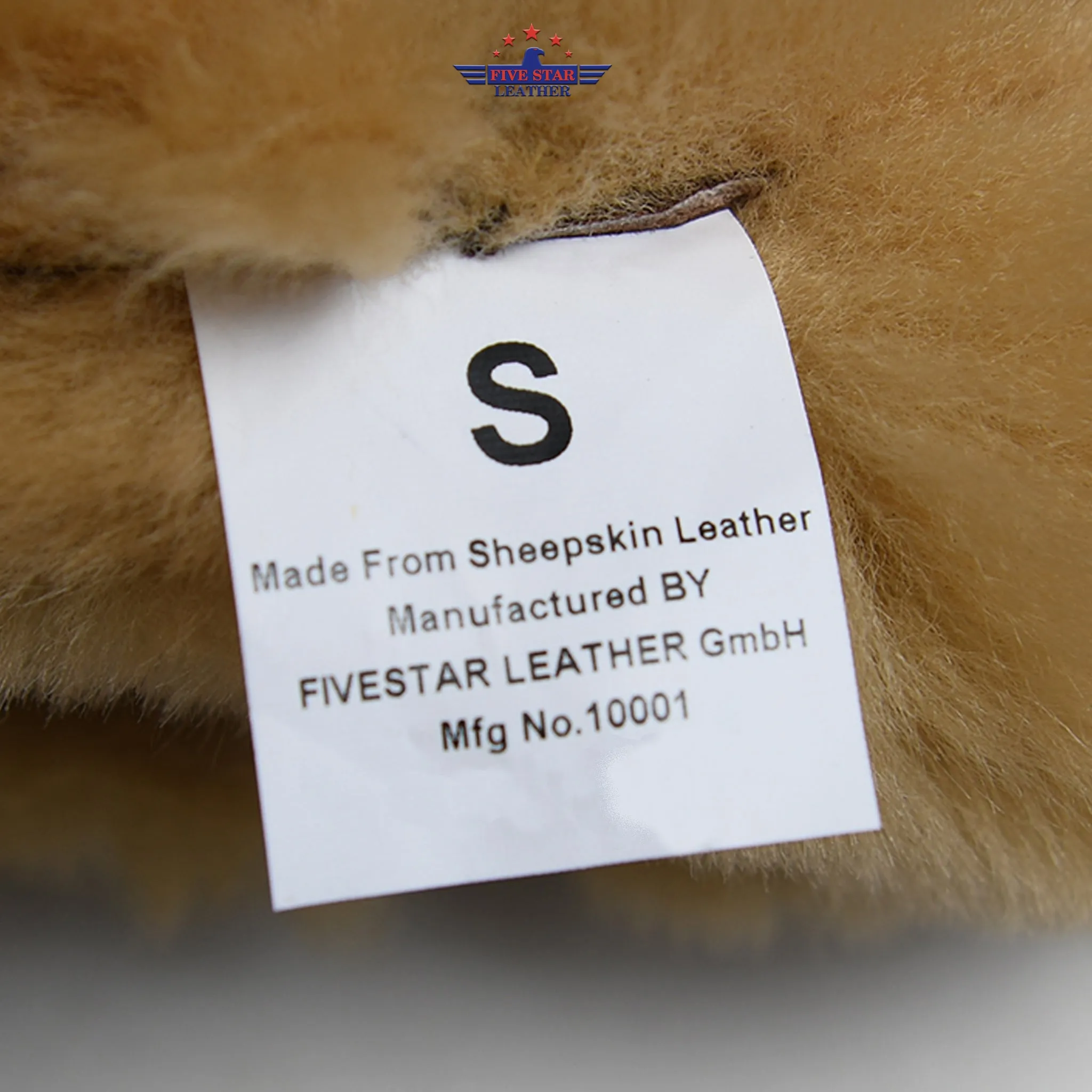 FiveStar Leather Fur Chapka Real Sheepskin Winter Hat