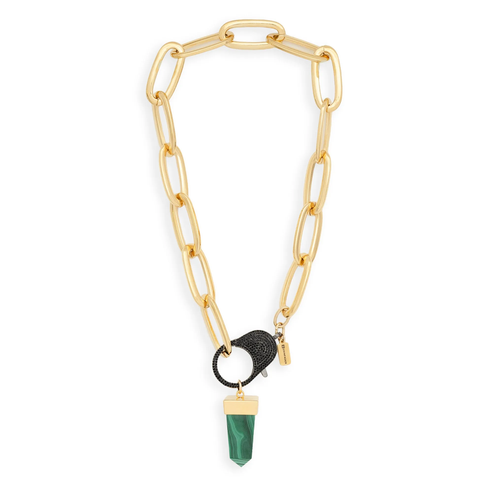 Flex Choker with Malachite Pendant