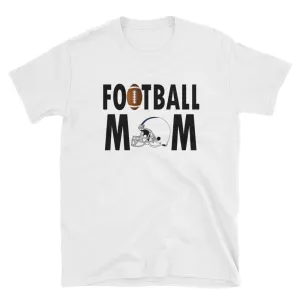 Football Mom T Shirt White Unisex Sporty Mother Gift T Shirt Football Mum T Shirt
