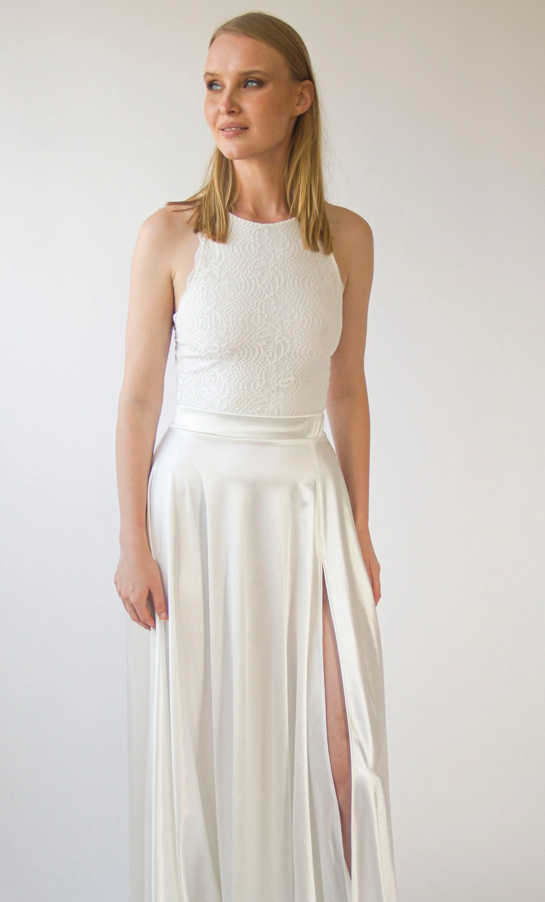 Halter neckline shirt #2063