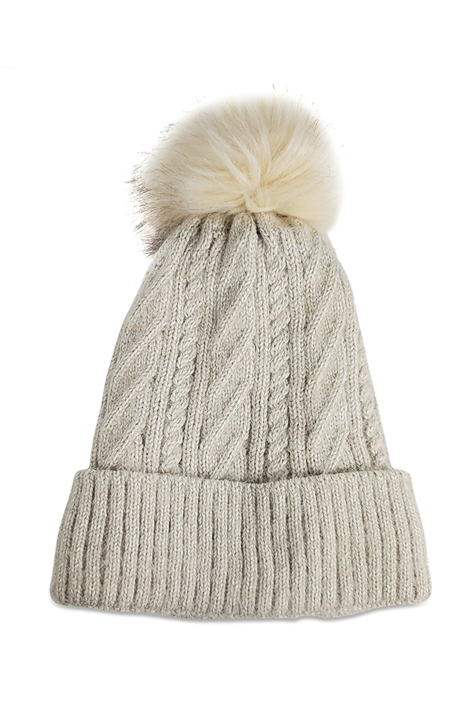 Hat Attack Classic Cable Pom Hat