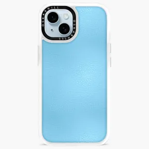 iPhone 15 Case Classic Leather — Sky Blue