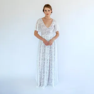 Ivory Blushed  Dress #1475