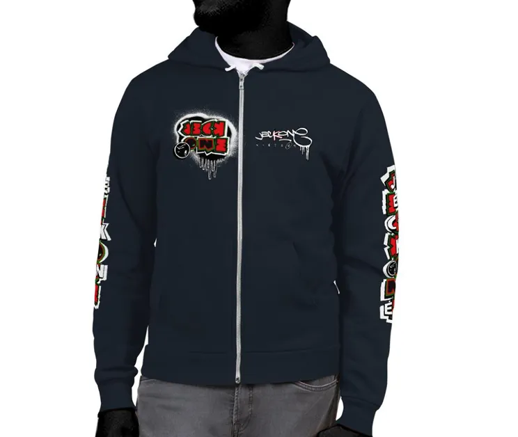 JECKONE FLAV$ vintage (goochiDrip) -ZipUpHoodie