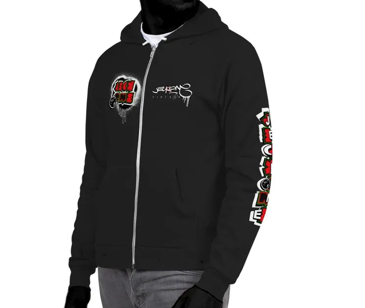 JECKONE FLAV$ vintage (goochiDrip) -ZipUpHoodie