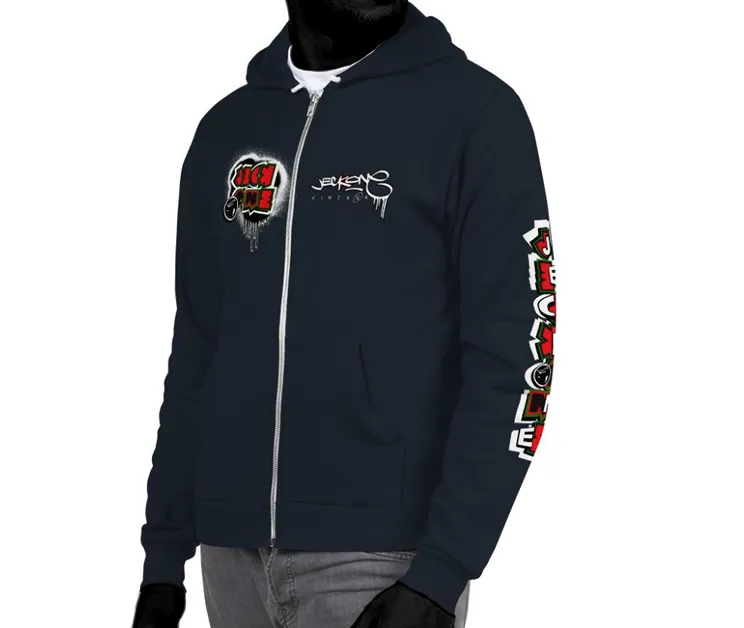 JECKONE FLAV$ vintage (goochiDrip) -ZipUpHoodie