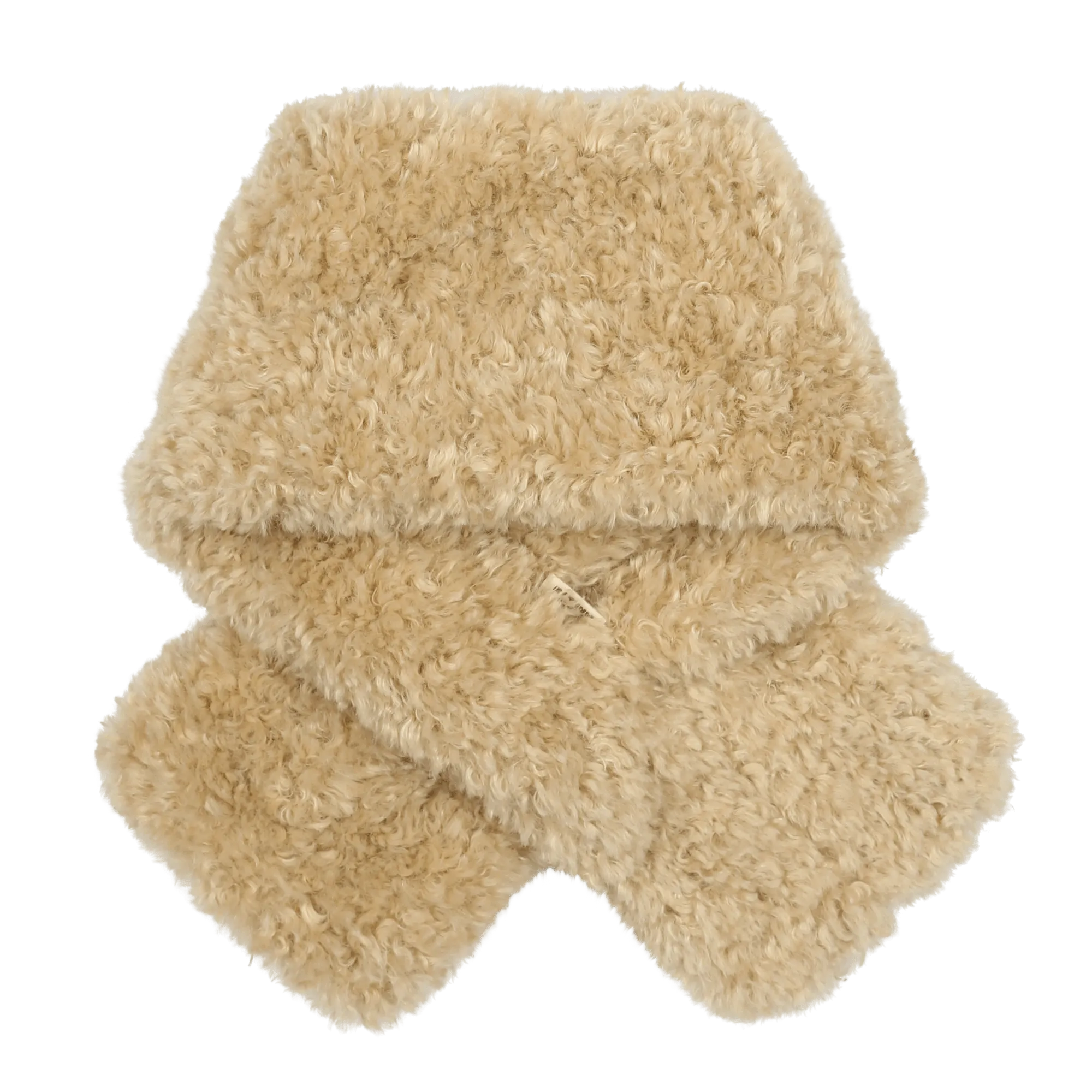 JM Patch Beige Scarf by Jelly Mallow