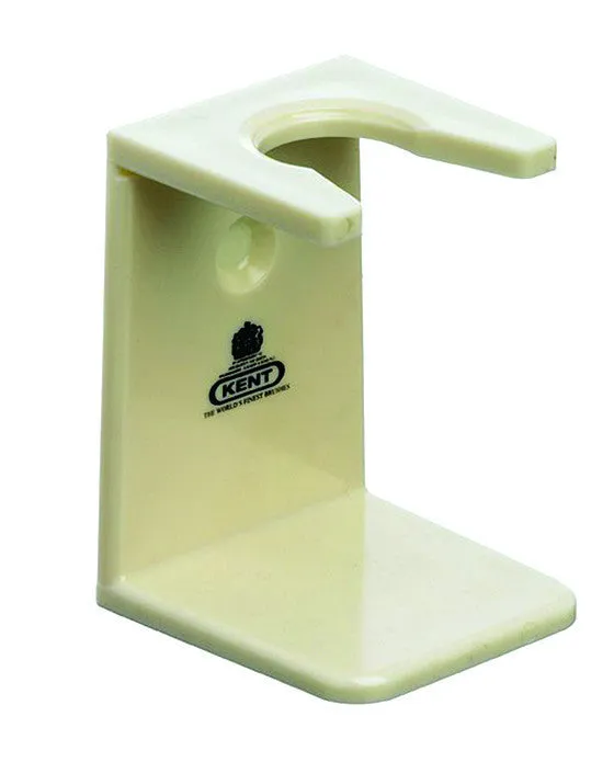 Kent Shaving Brush Stand, Ivory Color, Large Mouth