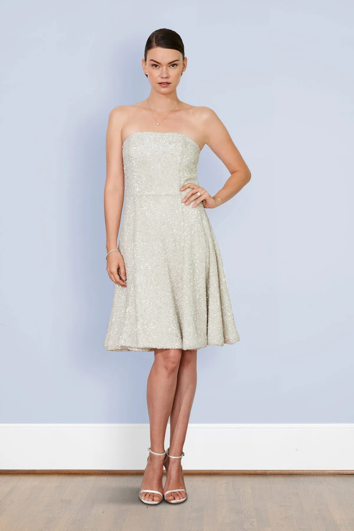 Knox Elegant Off White Courthouse & City Hall Wedding Dress