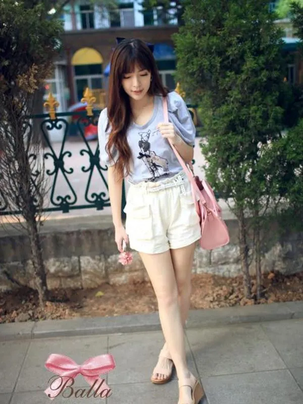 Korean fashion satin hair clip