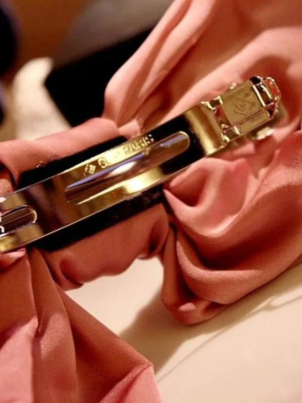 Korean fashion satin hair clip