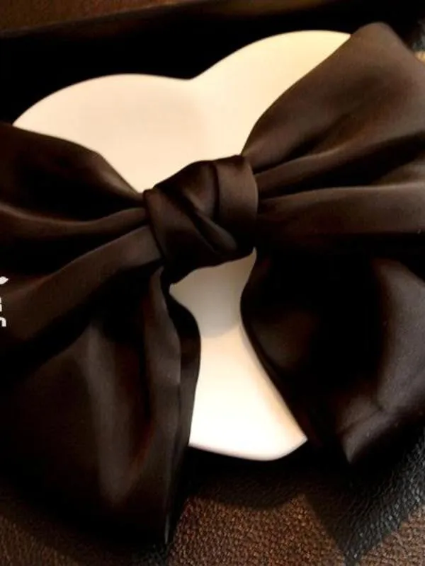 Korean fashion satin hair clip
