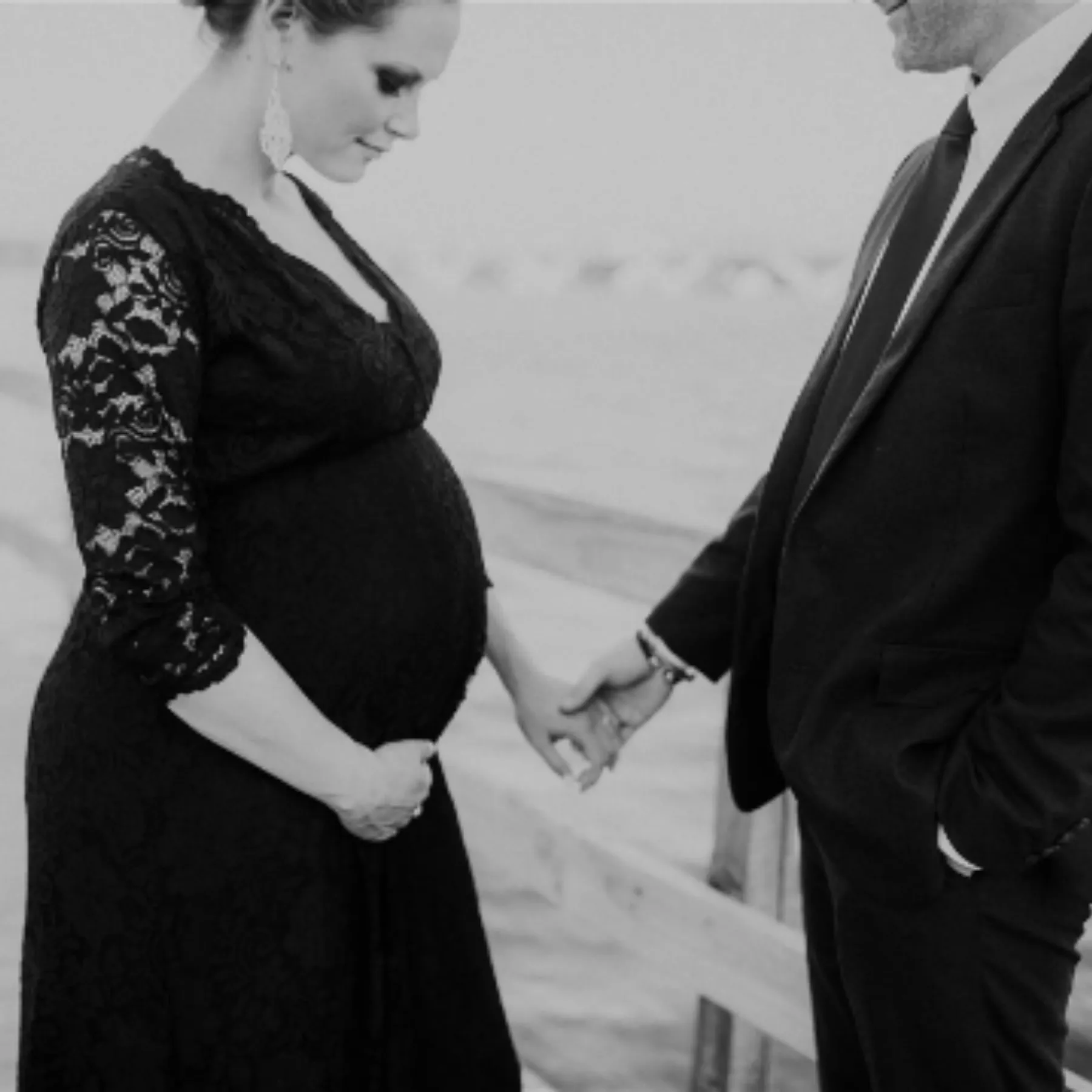 Lace maternity dress #1219