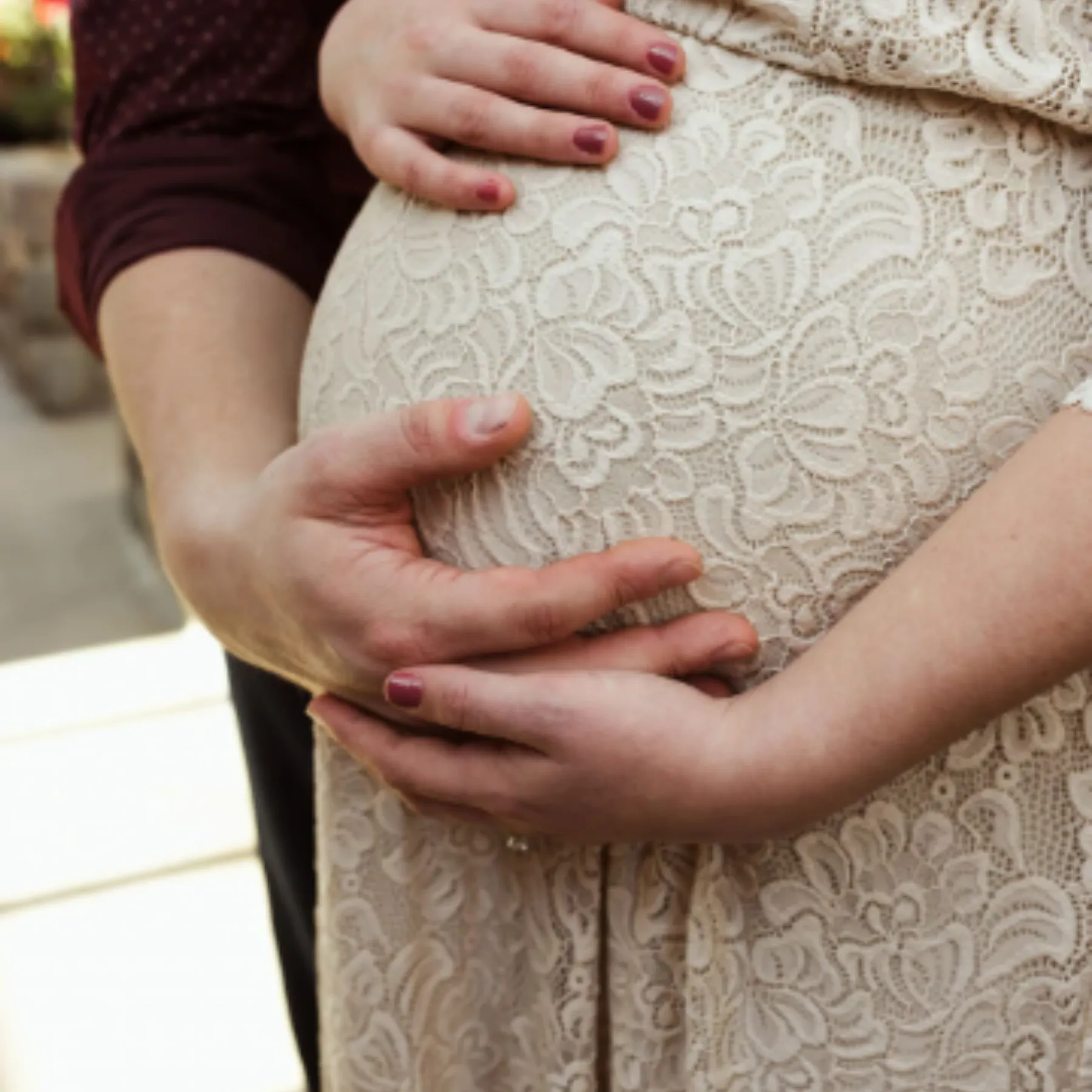 Lace maternity dress #1219