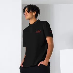 Lawrence's Unisex pique polo shirt