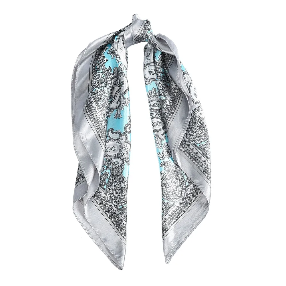 Leopard Print Satin Silk Hair Accessory