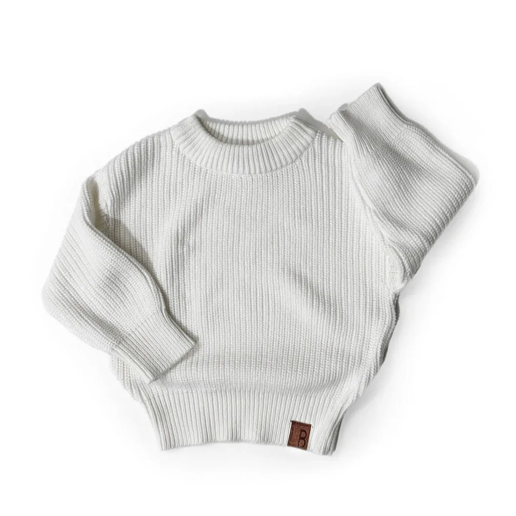 Little Bipsy Chunky Sweater - Off White