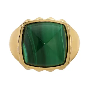 Malachite Pyramid Ring