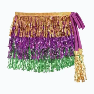 Mardi Gras Sequin Skirt